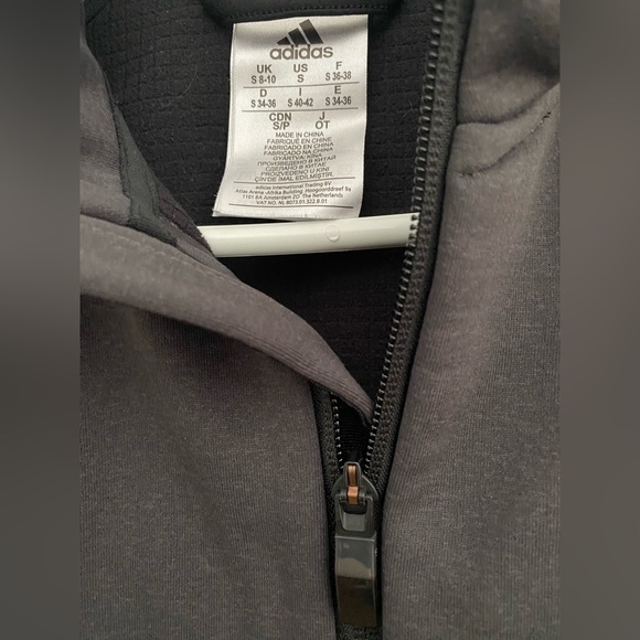 Adidas fleece lined sweater jacket - Picture 5 of 7